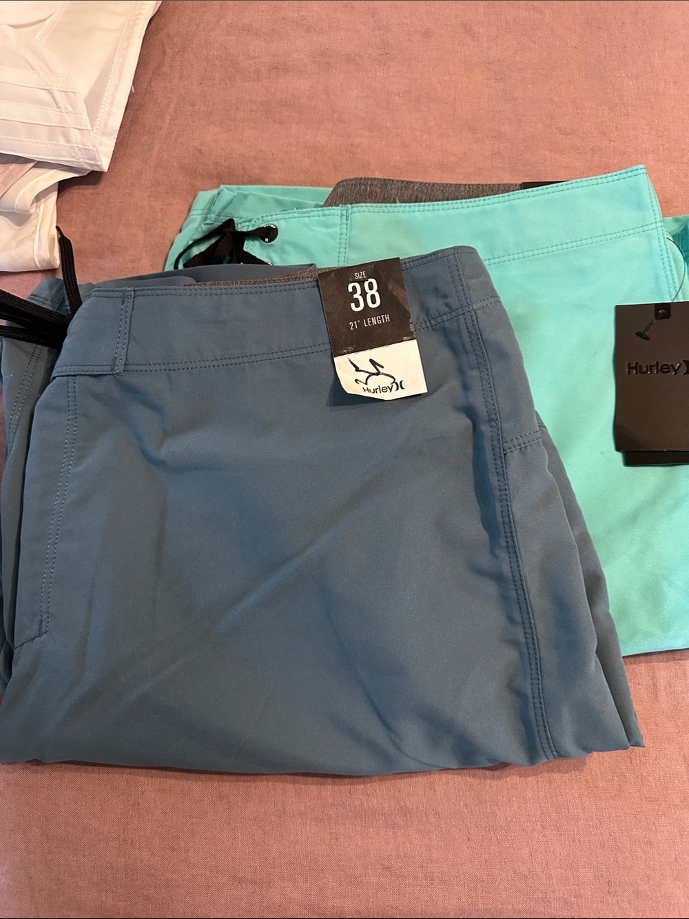 Bundle men’s swim Hurley Men's Boardshorts in Slate Blue and Aqua